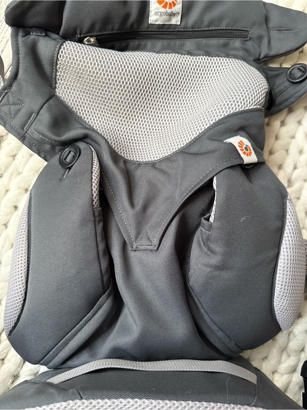 Ergobaby Kids Carrier in Charcoal and Light Gray